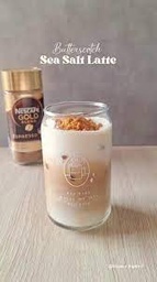 [Coffee] Butterscotch Sea Salt Latte